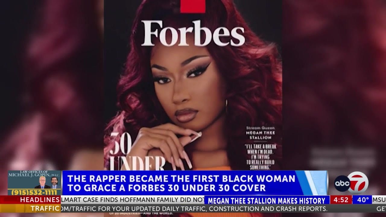 Megan Thee Stallion Makes History On Forbes 30 Under 30 - YouTube