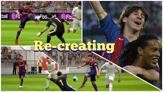 Re-creating Messi's first goal for Barcelona |  Pes2021 | efootball