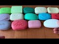 asmr soap opening haul.unboxing unwrapping soaps.unpacking soaps.soap cutting satisfying video