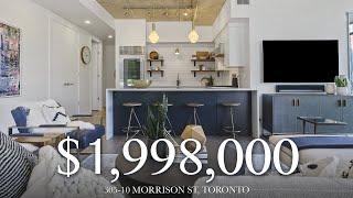 $1,998,000 - Luxurious Designer Soft-Loft Enviable 1000+ SqFt Terrace - 305-10 Morrison St, Toronto