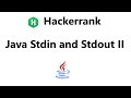 #4 java stdin and stdout ii hackerrank solution - java | Hackerrank Java