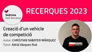 CHRISTIAN SABATER MÁRQUEZ | Creació d’un vehicle de competició | Adrià Vázquez Rué