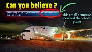 what went wrong with japan airlines flight 516? how JAL collide from coast guard aircraft?