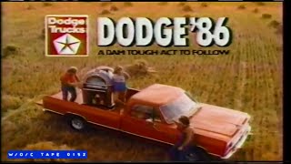 Dodge Trucks Commercial - 1986