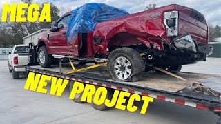 WE BOUGHT A WRECKED F250 DIESEL SUPER DUTY FROM COPART
