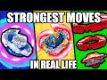 Learning the STRONGEST Beyblade Special Moves IN REAL LIFE!!