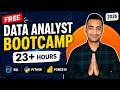 Complete Data Analyst Bootcamp [23+ Hours] | SQL, Python, Pandas, Power BI, DAX & Real Projects