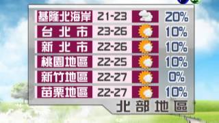 2012.11.20 華視午間氣象 謝安安主播