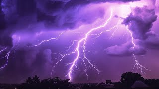 Heavy Thunderstorm Sounds | Relaxing Rain, Thunder & Lightning Ambience for Sleep | HD Nature Video
