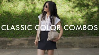Classic Color Combinations That Always Look Chic For Summer