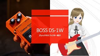 【ギター/エフェクター】BOSS DS-1が技クラフト化！DS-1W【BOSS】