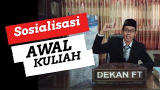 SOSIALISASI PERSIAPAN AWAL PERKULIAHAN | SEMESTER GENAP TAHUN AJARAN 2020/2021