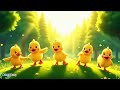 five little ducks kids song with lyrics animals for kids nursery rhymes for babies u0026 children