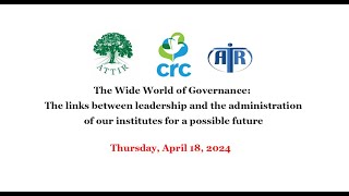 April 18, 2024 ATTIR-ATRI-CRC WEBINAR