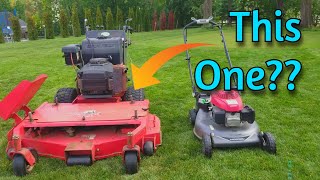 Is a Commercial Hydraulic Walk Behind Mower Right For a Homeowner