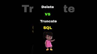 Delete vs Truncate in SQL #SHORTS #shorts #sql