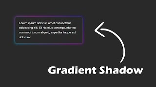 How to create a gradient shadow using CSS