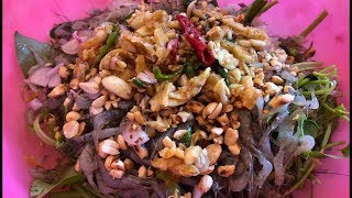 របៀបធ្វើញាំកំពឹសលោត | how to cook fresh shrimp |