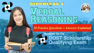 DOST Reviewer No. 7: Verbal Reasoning (10 Practice Questions + Answers Explained) | Review Central