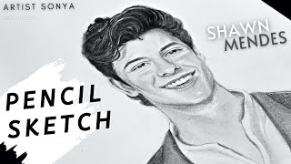 Portrait of @shawnmendes #howto drawing & shading of portrait #artist Sonya #drawing #pencil #art
