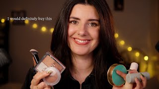 ASMR if i lost all my makeup here's what i would buy again 💕