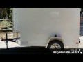 new 6x8 enclosed trailer – v front rear double doors a...