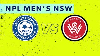 NPL Men's NSW Round 2: Sydney Olympic FC v Western Sydney Wanderers FC