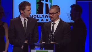 Kirk Baxter and Angus Wall at the Hollywood Film Awards