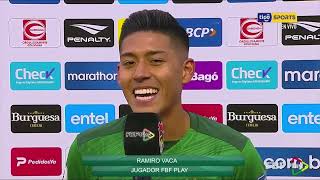Ramiro Vaca - Jugador del partido en la victoria de Bolivia 🇧🇴 🆚 Perú 🇵🇪 #TigoSportsBolivia