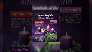 Symbols of the Advent Wreath💫 #healwithgod #adventsunday #christmas #christmasseason