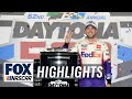 Denny Hamlin wins Daytona 500 amid scary crash on final lap | NASCAR ON FOX HIGHLIGHTS