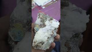 Pyrite with gypsum