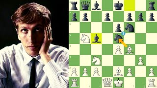 Bobby Fischer sacrifica a Dama contra o campeão mundial Mikhail Tal!!!