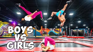 BOYS vs GIRLS Extreme Acro Gymnastics Competition