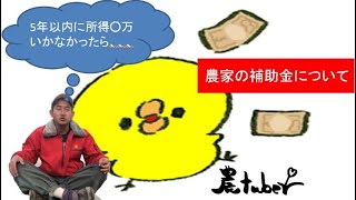 『国の補助金』農業次世代人材投資資金（旧青年就農給付金）についてお話し。