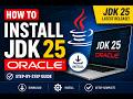 Install Java JDK 25  on Windows