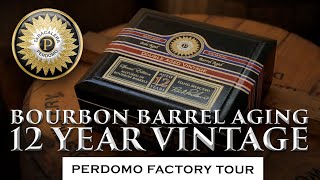 Bourbon Barrel Aging the 12 Year Vintage with Nick Perdomo - PERDOMO Factory Tour