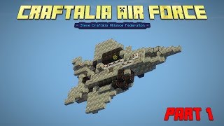 【Minecraft軍事部】クラフタリア同盟統合空軍　航空機紹介　part1　戦闘機編①【Minecraft】