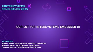 Copilot for InterSystems Embedded BI