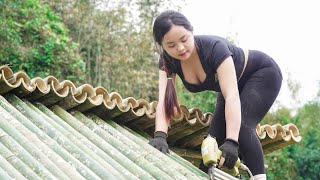 How To Roof With Bamboo, Complete The Roof For The Bamboo House On My Farm.