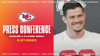 Coach Reid & Select Players Speak to the Media | Press Conference 9/27