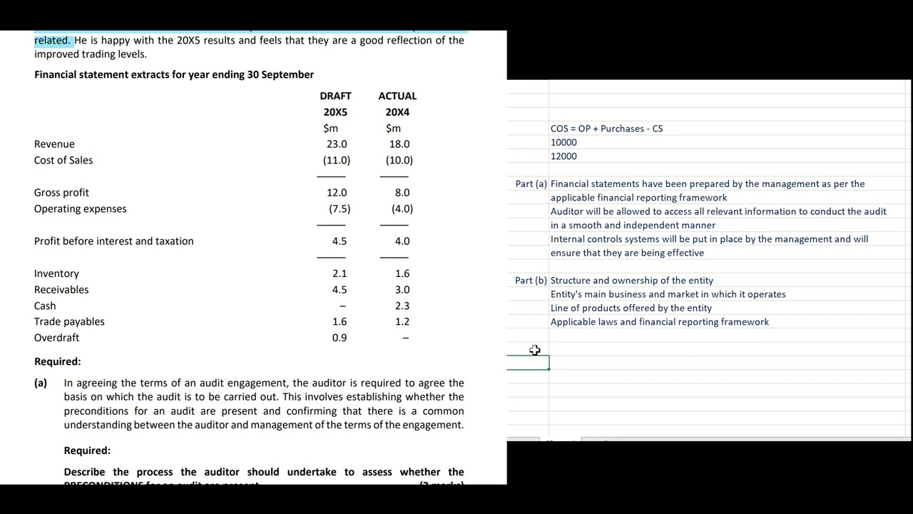 Attempting Section B Question In Audit & Assurance II How To Write ...