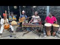 N’famady Kouyaté in rehearsal with friends from The Successors of the Mandingue, Guinea 2019.