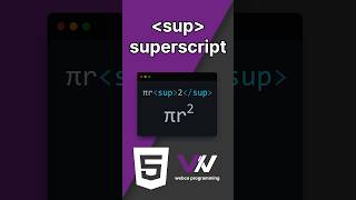 HTML sup Tag Explained | Superscript Text in HTML