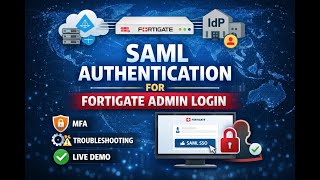 Fortigate Saml Authentication For Admin Sso Admin Login Fortiauthenticator Step By Step