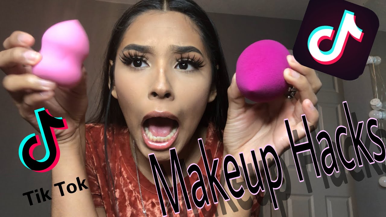 Testing TikTok Makeup Hacks - YouTube