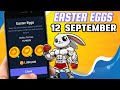 12 September Rocky Rabbit Easter Eggs Today