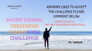 Natpe Thunai | Veedhikor Jaadhi song challenge in one shot || #NatpeThunai #SongChallenge
