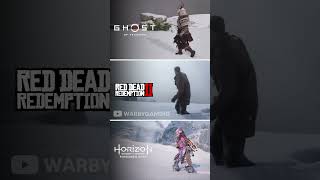 Ghost of Tsushima vs RDR2 vs Horizon Forbidden West | Snow Physics