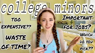 IS A COLLEGE MINOR WORTH IT? pros and cons & how to choose one